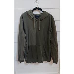 Hollywood The Jean People Two Tone Green Hoodie Men's M